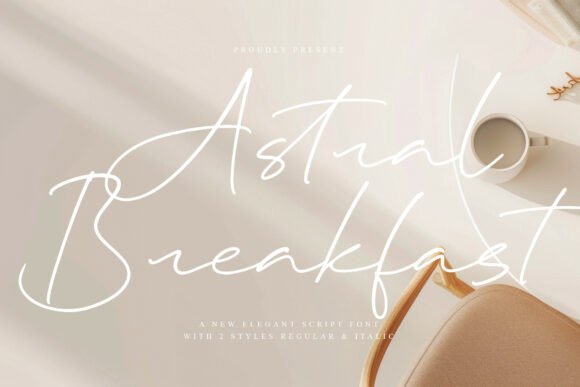 Astralbreakfast Regular: Elegant Script Fonts for Business