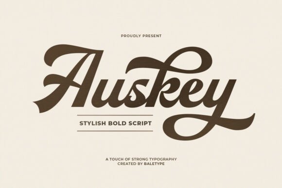 Auskey: The Elegant Script Font for Your Brand