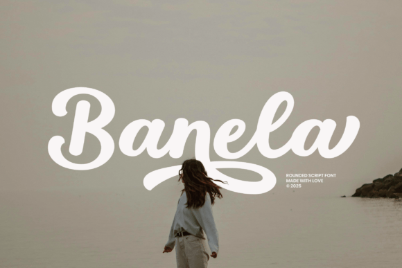 Banela: A Soft Script Font for Editorial Design