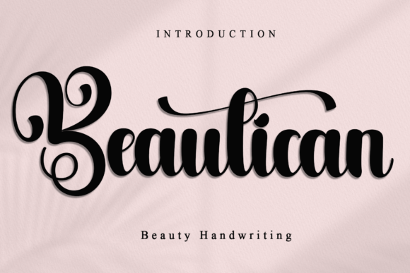 Beautican: A Premium Script Font for Digital Brands