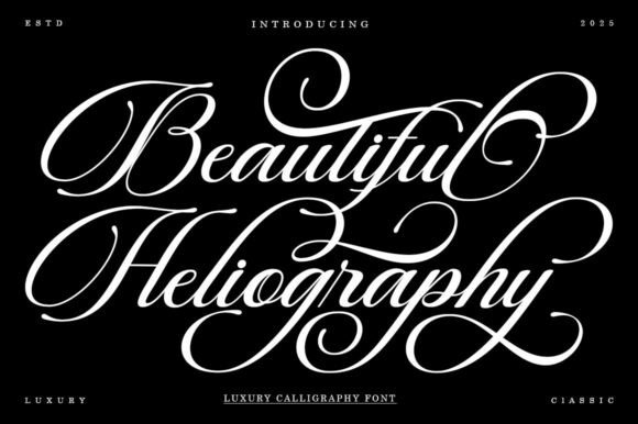 Beautiful Heliography: A Premium Script Font for Marketers