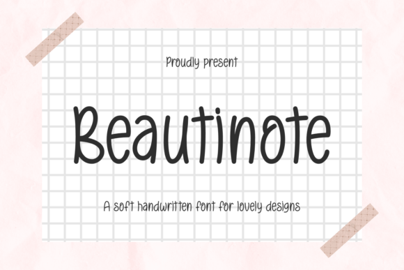 Beautinote: A Handwritten Font for Makers