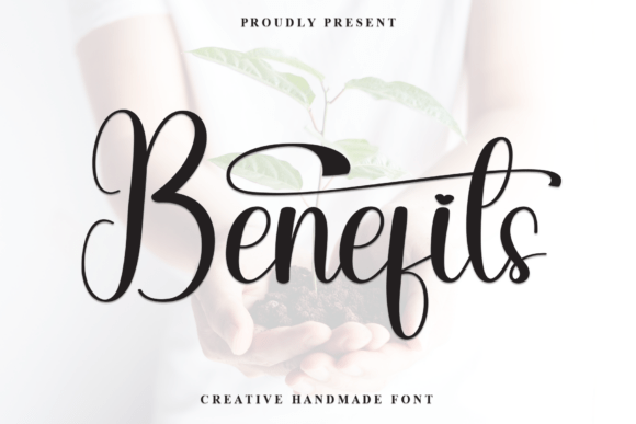 Benefits: An Elegant Script Font for Editorial Design