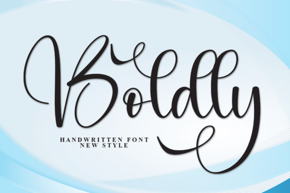 Boldly: A Stylish Script Font for Modern Branding