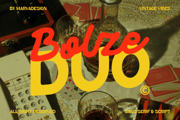 Bolze: A Bold Vintage Script Font for Campaigns