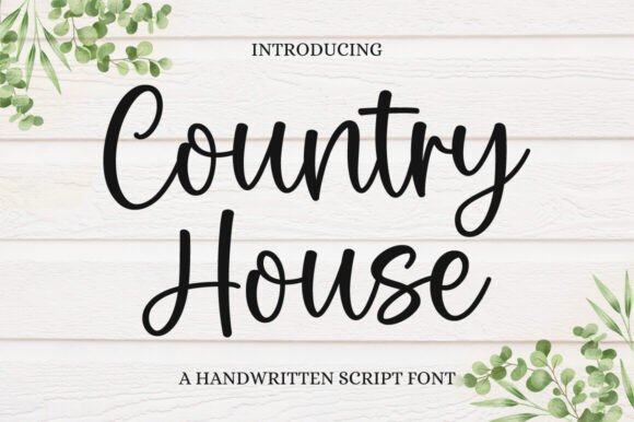 Country House: The Elegant Script Font for Small Business