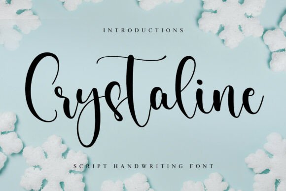 Crystaline: The Bold Script Font for Premium Branding