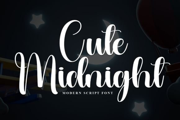 Cute Midnight: A Stylish Script Font for Editors