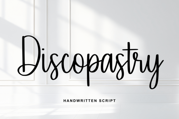 Discopastry: A Sweet Script Font for Makers