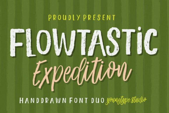 Flowtastic Expedition: The Playful Font for Bold Campaigns