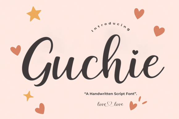 Guchie: A Modern Script Font for Chic Branding