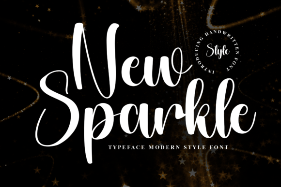 New Sparkle: A Stylish Script Font for Editorial Design