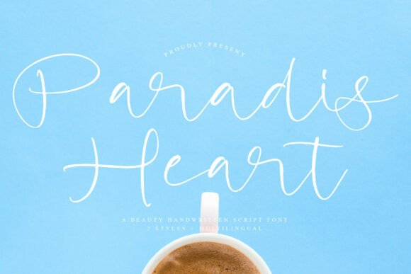Paradisheart Regular: A Script Handwritten Font for Elegant Design
