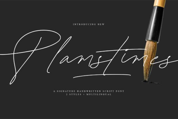 Plamstimes: The Elegant Script Font for Modern Campaigns