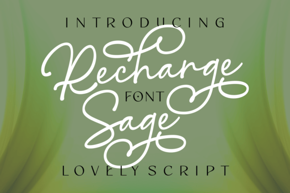 Recharge Sage: A Flowing Script Typeface Review