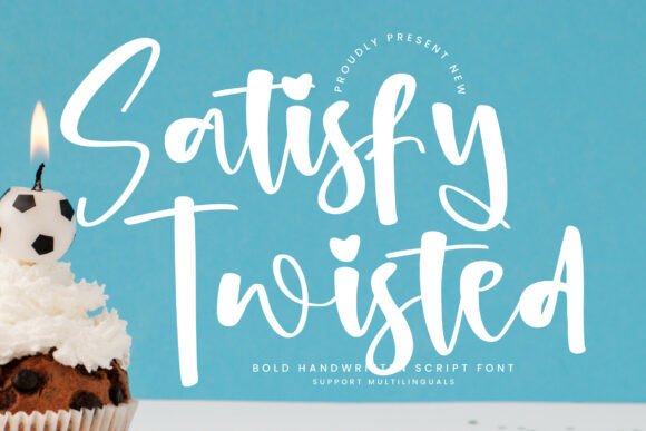 Satisfytwisted Regular: A Modern Script for Editorial Design
