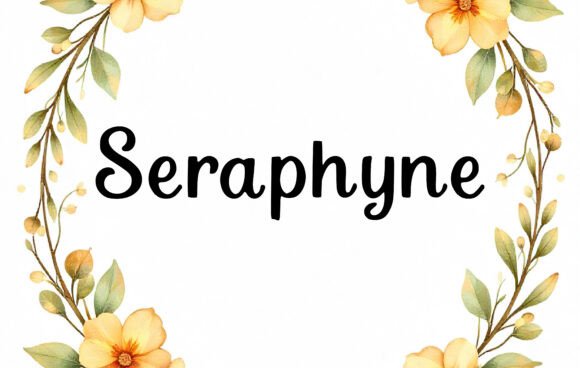 Seraphyne: A Whimsical Handwritten Font for Brands