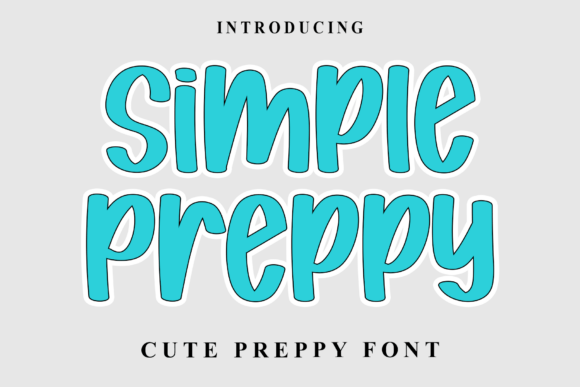 Simple Preppy: A Modern Script Typeface for Editorial Design