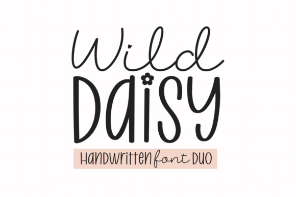 Wild Daisy Duo: A Playful Handwritten Font for Makers